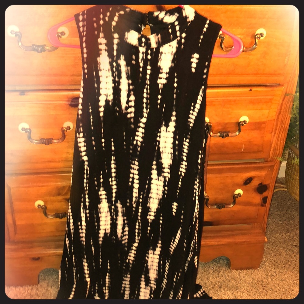 Mock neck dress